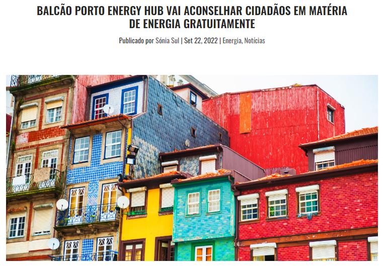 noticia sobre porto energy hub na revista smart cities